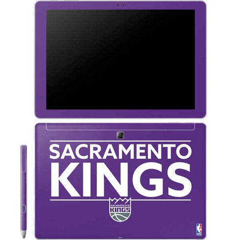 NBA Sacramento Kings Standard - Purple Galaxy Book 12in Skin